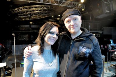 Anette and Mika at Nosturi rehearsals 2011
